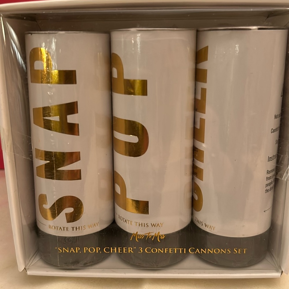 🔥Brand New “SNAP” “POP” “CHEER” confetti cannons set! A93